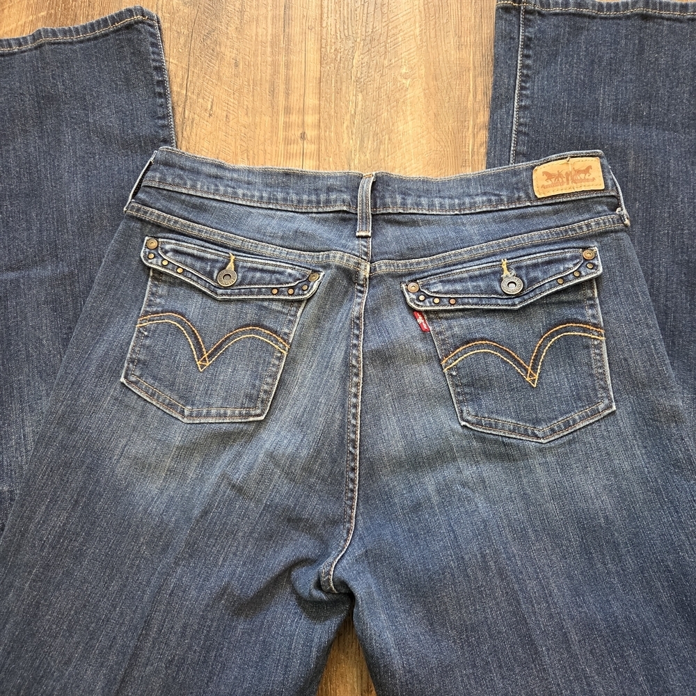 Levi's 515 Bootcut Medium Wash Blue Jeans Women's Size 13 - Picture 5 of 12